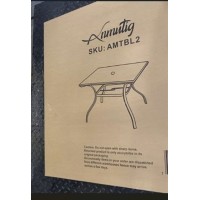 Laminated Top Outdoor Dining Table with Umbrella Hole. 230 Units. EXW Old Bridge, NJ